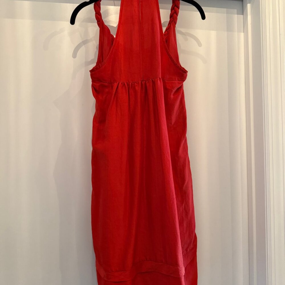 Calypso St. Barth Rust Red Braided Dress Small - Picture 7 of 9